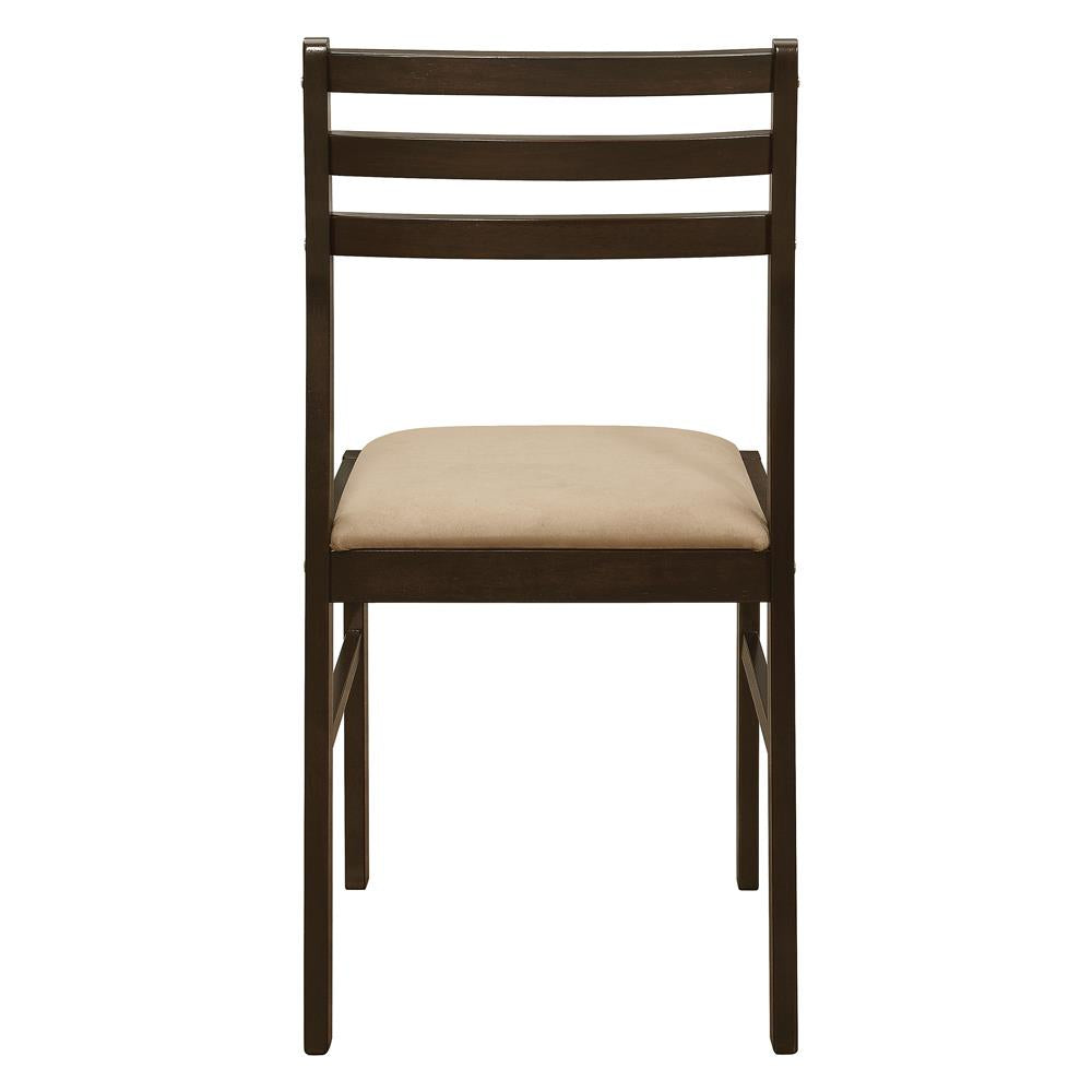 Bucknell Cappuccino and Tan 3-Piece Dining Set with Drop Leaf from Coaster - Luna Furniture