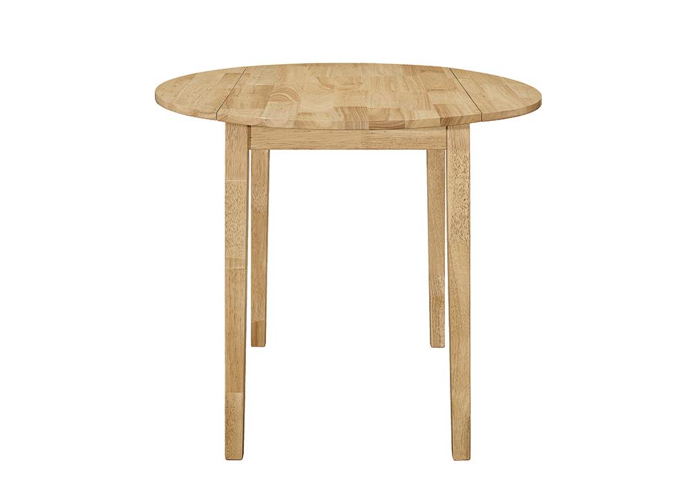 Bucknell Natural and Tan 3-Piece Dining Set with Drop Leaf from Coaster - Luna Furniture