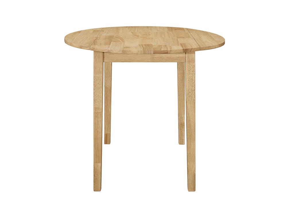 Bucknell Natural and Tan 3-Piece Dining Set with Drop Leaf from Coaster - Luna Furniture