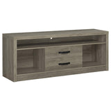 Burke Gray Driftwood 2-Drawer TV Console from Coaster - Luna Furniture