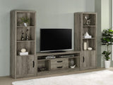 Burke Gray Driftwood 3-Piece Entertainment Center from Coaster - Luna Furniture