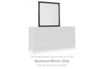 Burkhaus Brown Bedroom Mirror (Mirror Only) - B984-36 - Luna Furniture