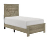 Avenue Rustic Twin Panel Bed - Luna Furniture