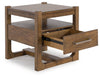 CABALYNN Light Brown End Table - T974-2 - Luna Furniture