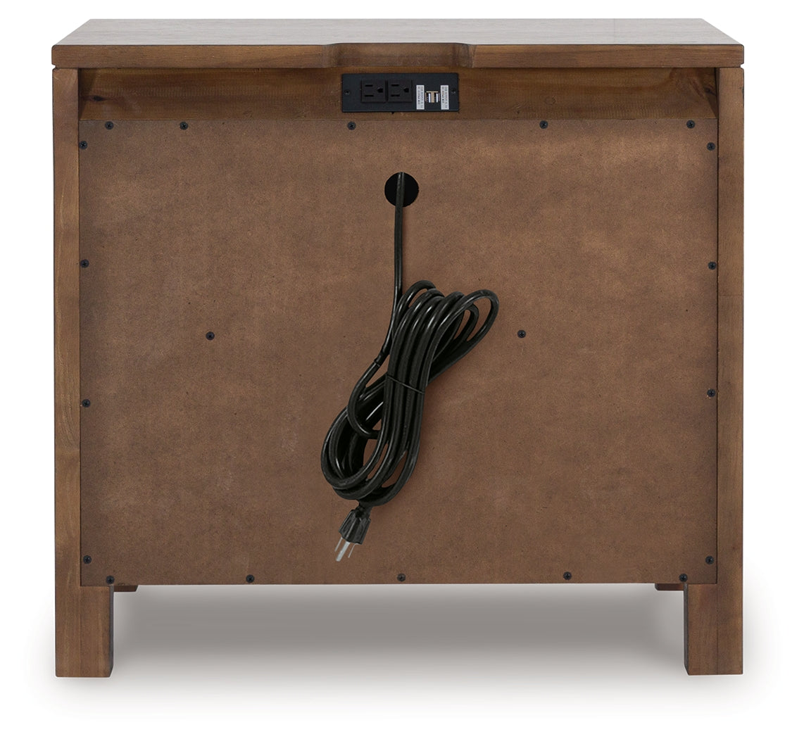 Cabalynn Light Brown Nightstand from Ashley - Luna Furniture