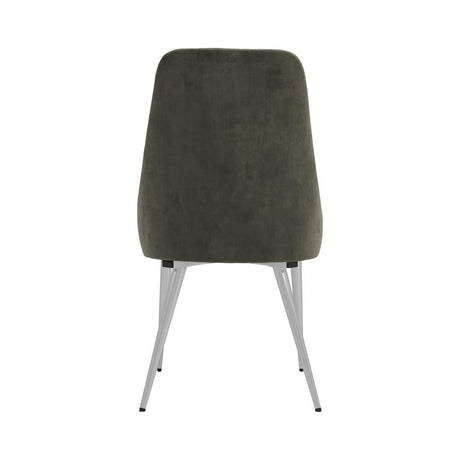 Cabianca Gray Curved Back Side Chairs, Set of 2 from Coaster - Luna Furniture