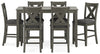 Caitbrook Gray 7-Piece Counter Height Set - D388-423 - Luna Furniture