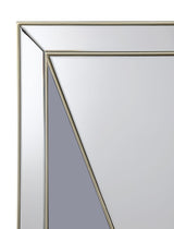Calixte Rectangular Wall Mirror Champagne and Grey - 962909 - Luna Furniture