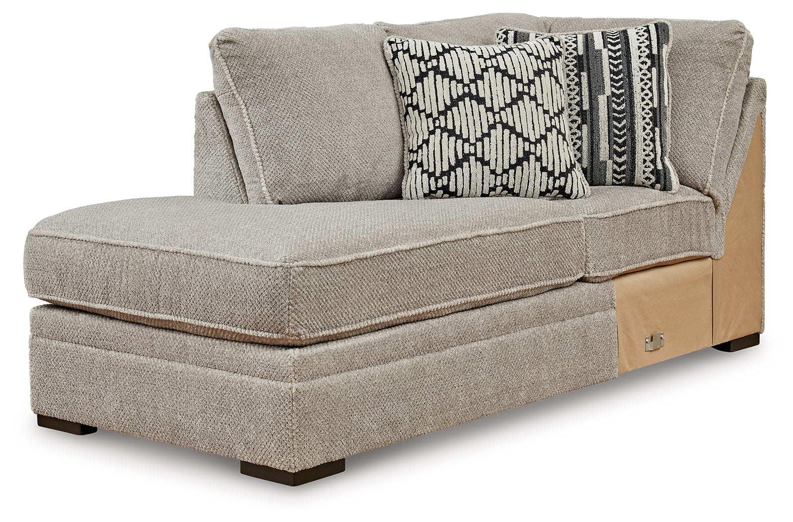 Calnita Sisal Left-Arm Facing Corner Chaise from Ashley Furniture - Luna Furniture