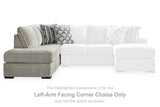 Calnita Sisal Left-Arm Facing Corner Chaise from Ashley Furniture - Luna Furniture