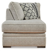Calnita Sisal Left-Arm Facing Corner Chaise from Ashley Furniture - Luna Furniture
