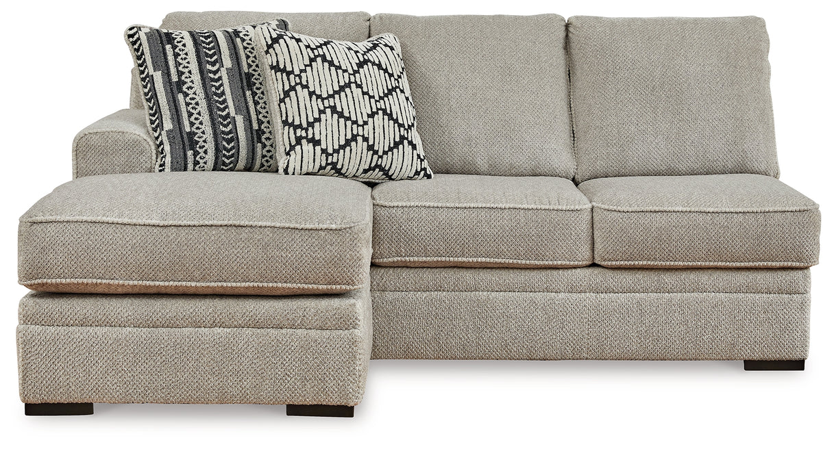 Calnita Sisal Left-Arm Facing Sofa Chaise from Ashley Furniture - Luna Furniture