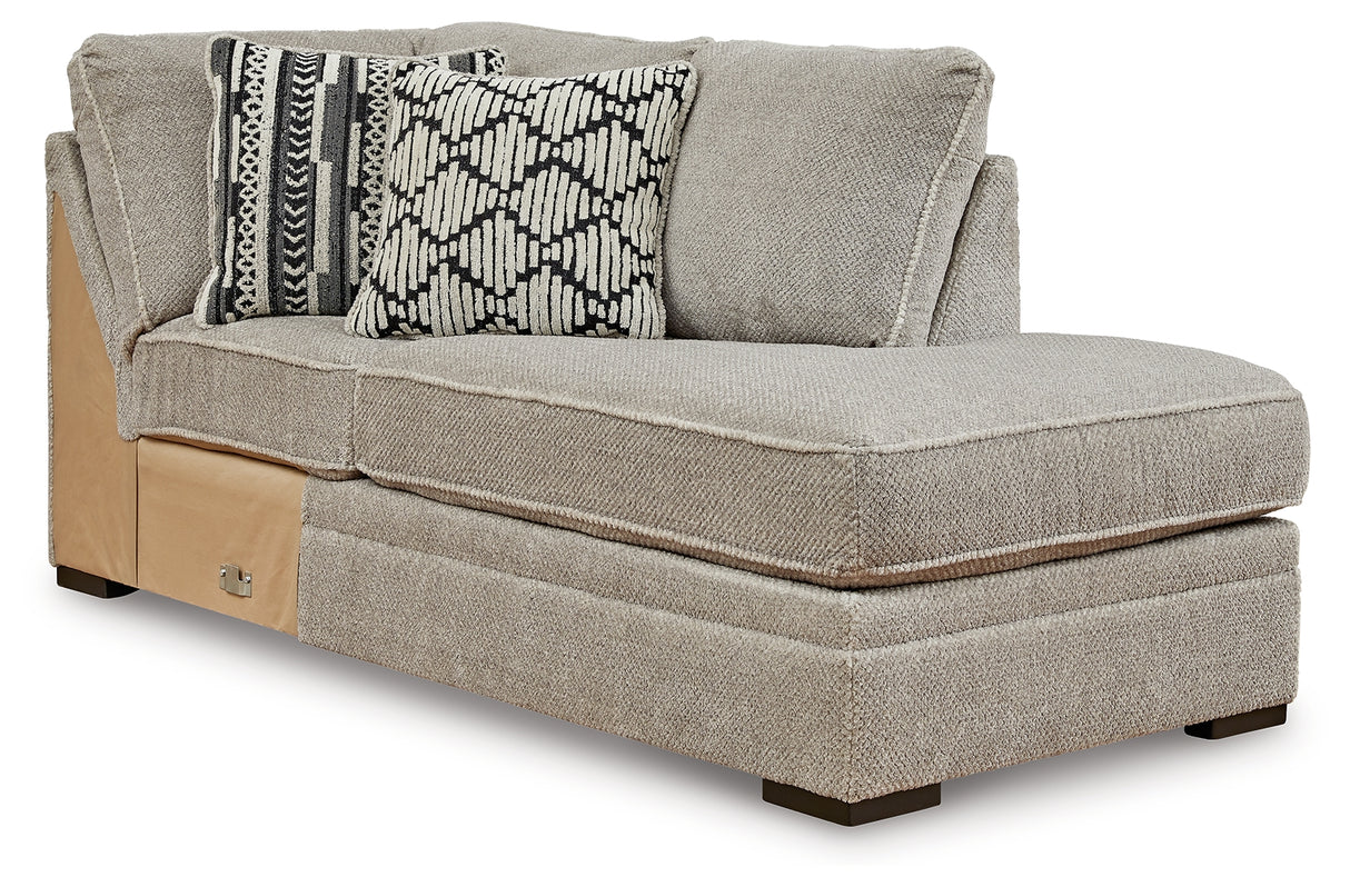 Calnita Sisal Right-Arm Facing Corner Chaise from Ashley Furniture - Luna Furniture