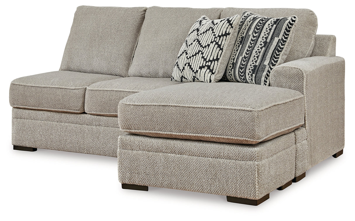 Calnita Sisal Right-Arm Facing Sofa Chaise from Ashley - Luna Furniture