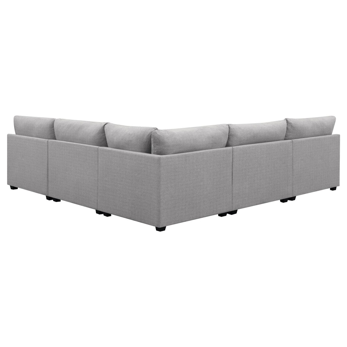 Cambria Gray Upholstered 5-Piece Modular Sectional from Coaster - Luna Furniture