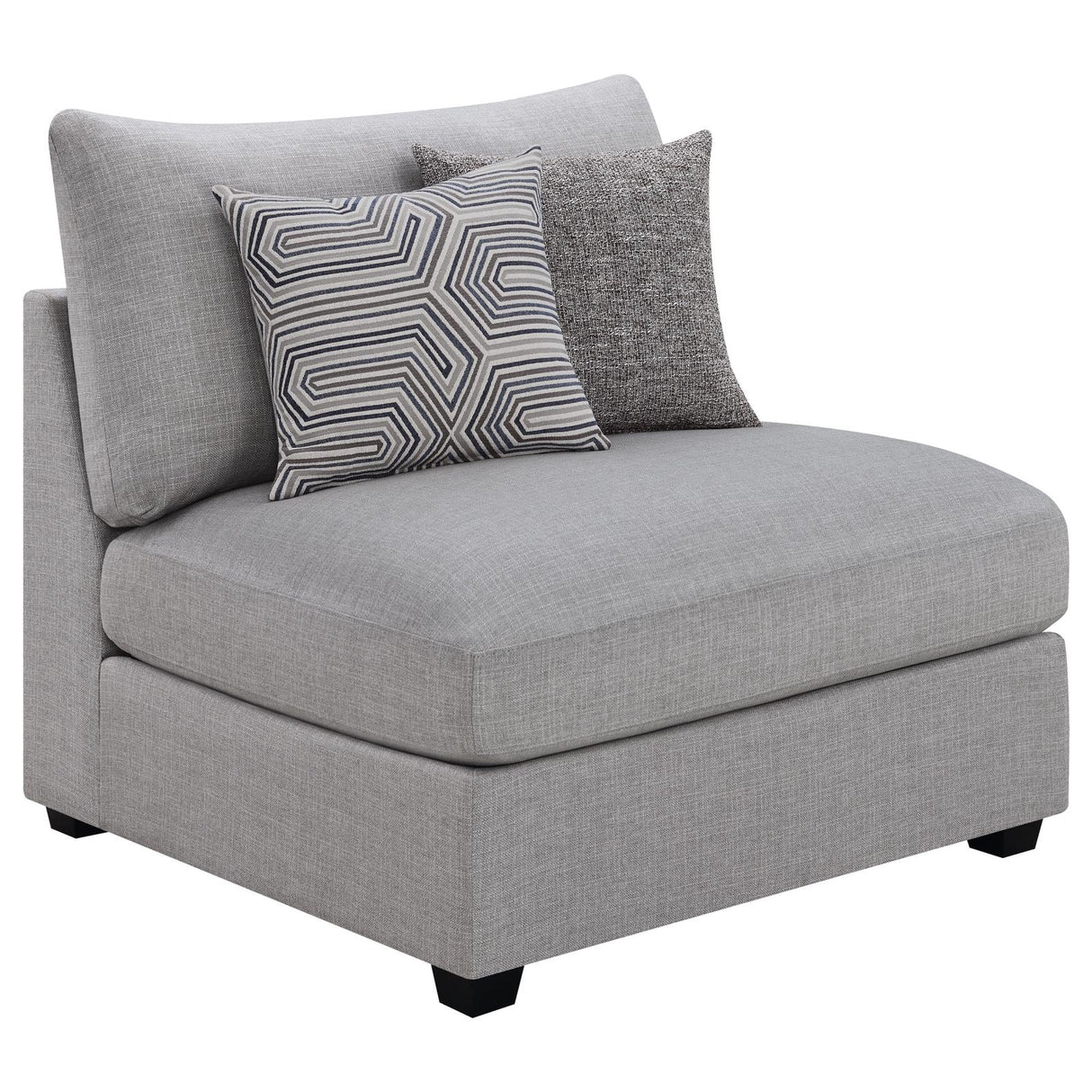 Cambria 5-piece Upholstered Modular Sectional Grey - 551511-S5A - Luna Furniture