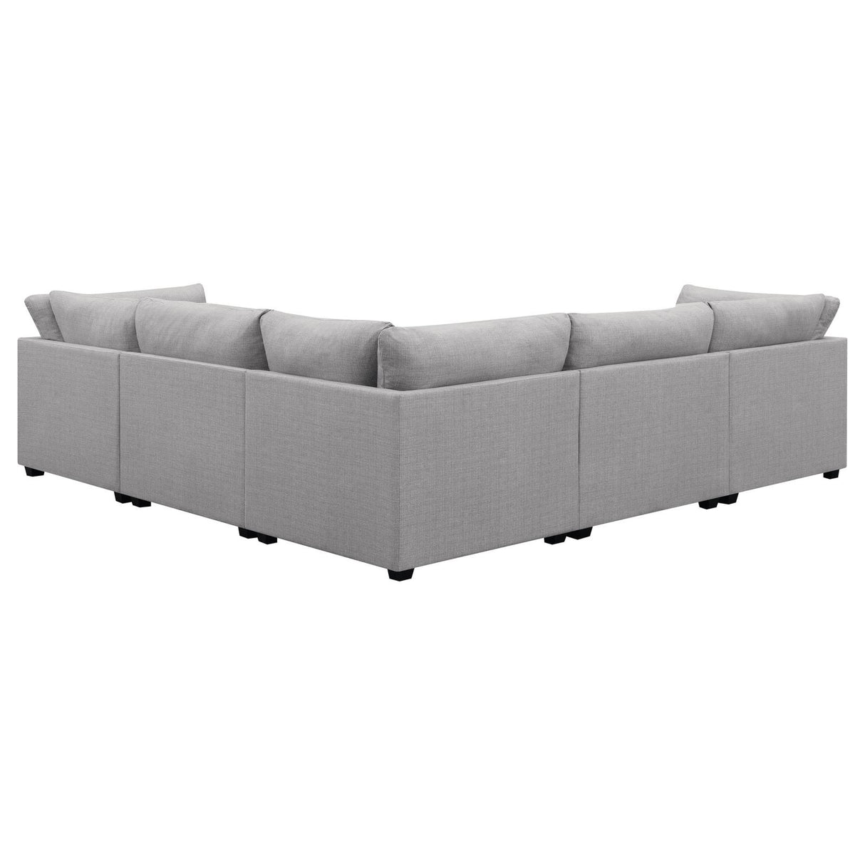 Cambria Gray Upholstered 6-Piece Modular Sectional from Coaster - Luna Furniture