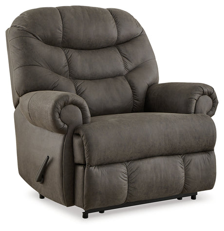 Camera Time Gunmetal Recliner from Ashley - Luna Furniture