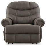 Camera Time Gunmetal Recliner from Ashley - Luna Furniture
