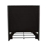 Camille Gray Queen Button Tufted Bed from Coaster - Luna Furniture