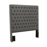 Camille Gray Queen Button Tufted Bed from Coaster - Luna Furniture
