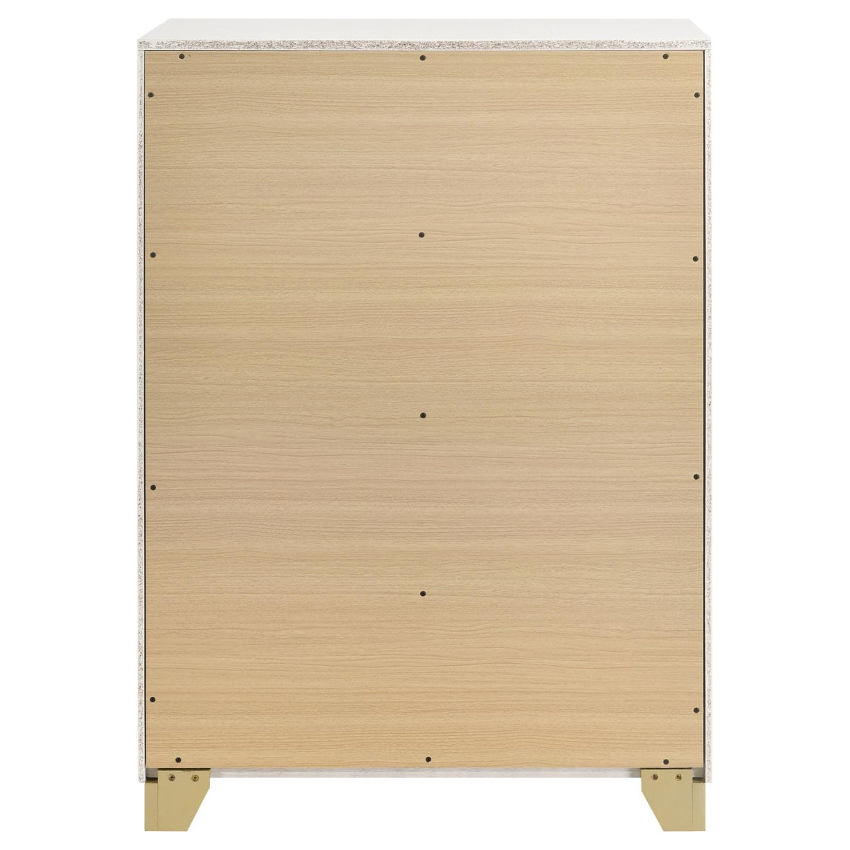 Caraway White and Gray Bedroom Set with LED Headboard from Coaster - Luna Furniture