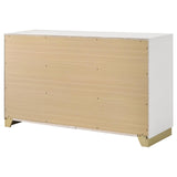 Caraway White 6-Drawer Bedroom Dresser from Coaster - Luna Furniture