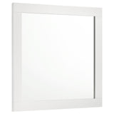 Caraway White Dresser Mirror (Mirror Only) from Coaster - Luna Furniture