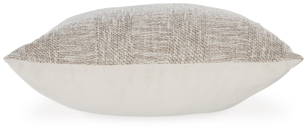 Carddon Brown/White Pillow, Set of 4 - A1000971 - Luna Furniture