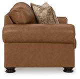 Carianna Caramel Loveseat from Ashley - Luna Furniture