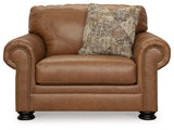 Carianna Caramel Oversized Chair from Ashley - Luna Furniture