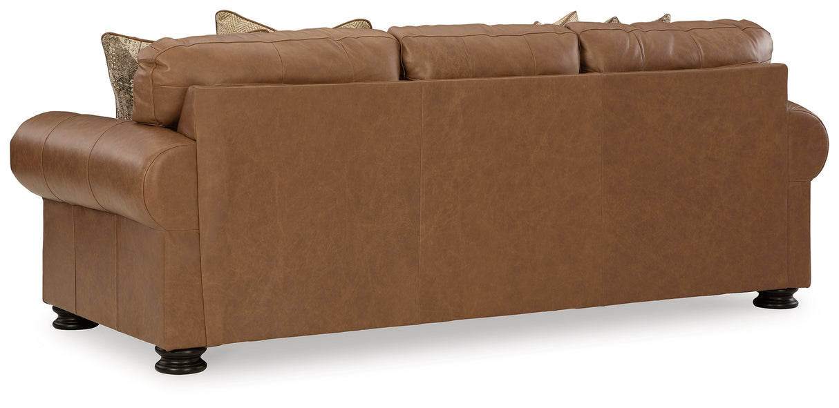Carianna Caramel Queen Sofa Sleeper from Ashley - Luna Furniture