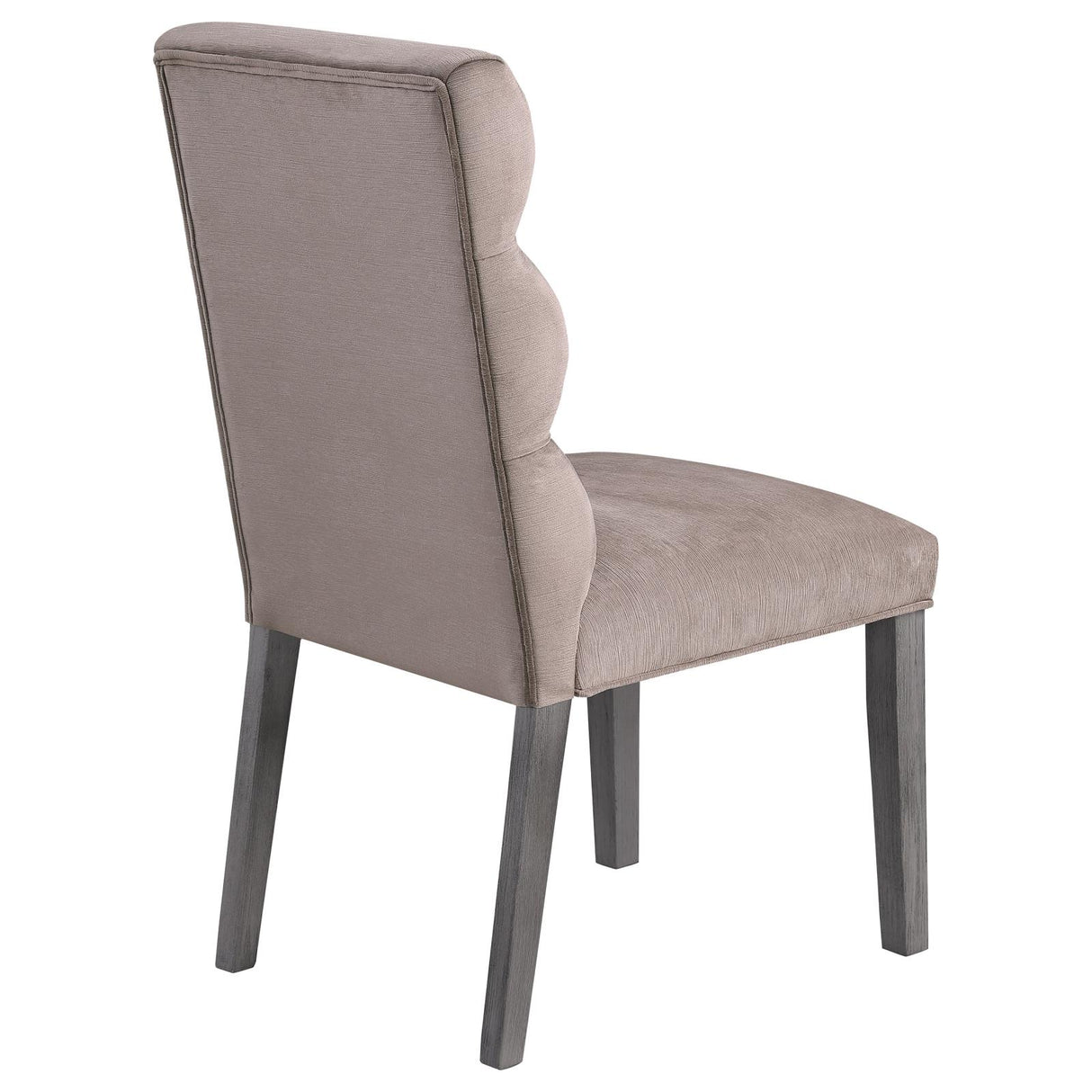 Carla Stone Upholstered Dining Side Chair, Set of 2 from Coaster - Luna Furniture