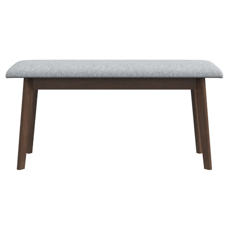 Carlos Fabric Upholstered Solid Wood Bench 47" - AFC00035 - Luna Furniture
