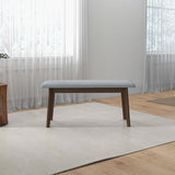 Carlos Fabric Upholstered Solid Wood Bench 47" - AFC00035 - Luna Furniture