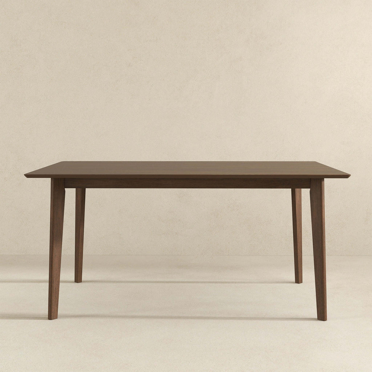 Carlos Solid Wood Dining Table Walnut / 63" - AFC00002 - Luna Furniture