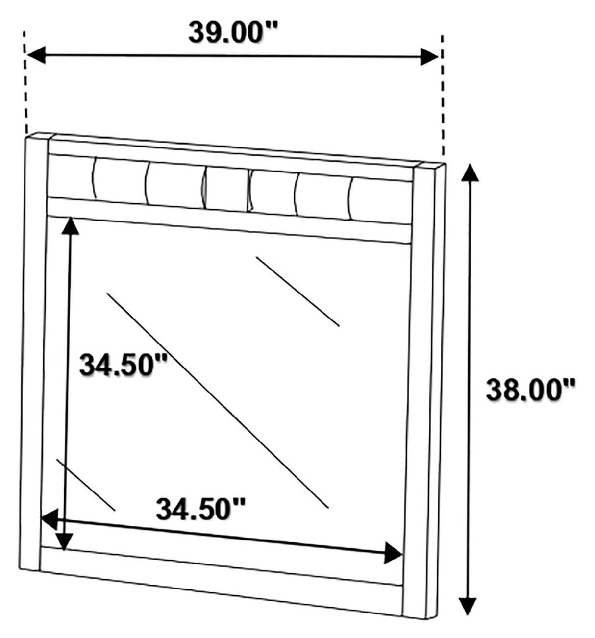 Carlton Cappuccino 5-Piece Eastern King Bedroom Set with Upholstered Headboard from Coaster - Luna Furniture