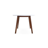 Carlton White Top Dining Table from Midinmod - Luna Furniture