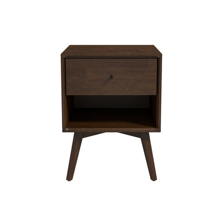 Caroline Mid Century Modern Style Night Stand 1-Drawer from Ashcroft Furniture - Luna Furniture