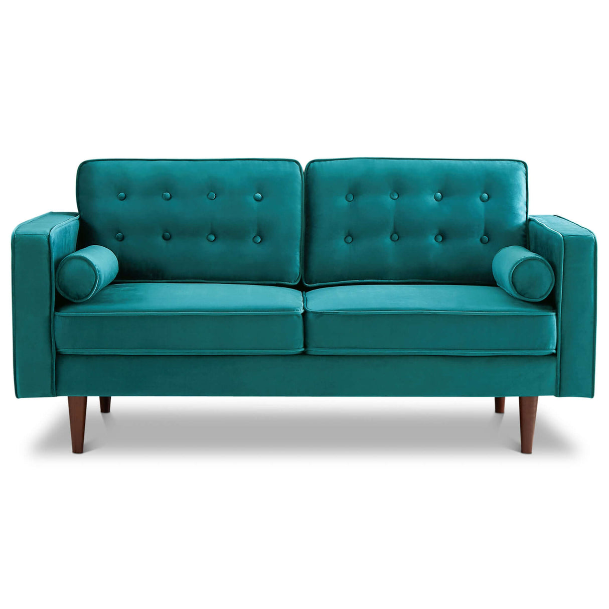Casey Velvet Loveseat Blue - AFC00086 - Luna Furniture