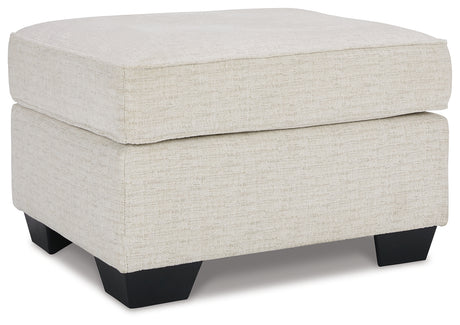 Cashton Snow Ottoman - 4060414 - Luna Furniture