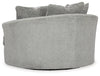 Casselbury Cement Oversized Swivel Accent Chair - 5290621 - Luna Furniture