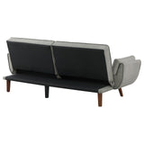 Caufield Gray Upholstered Buscuit Tufted Covertible Sofa Bed from Coaster - Luna Furniture