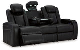 Caveman Den Midnight Power Reclining Sofa from Ashley - Luna Furniture