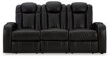 Caveman Den Midnight Power Reclining Sofa from Ashley - Luna Furniture