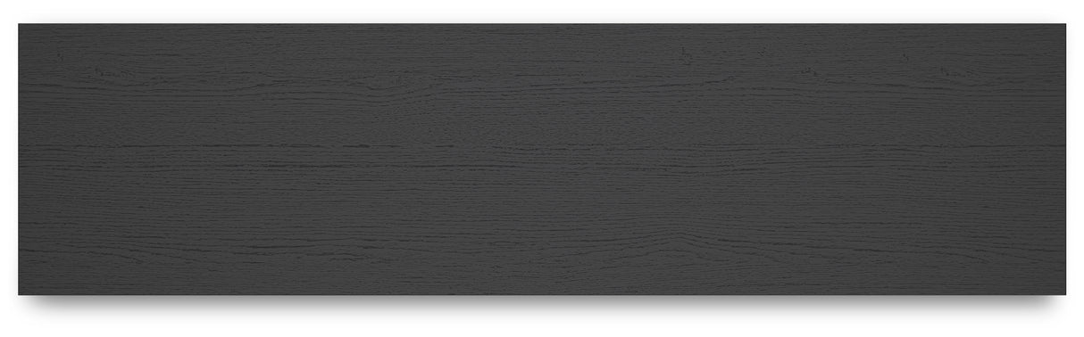 Cayberry Black 60" TV Stand with Electric Fireplace from Ashley - Luna Furniture