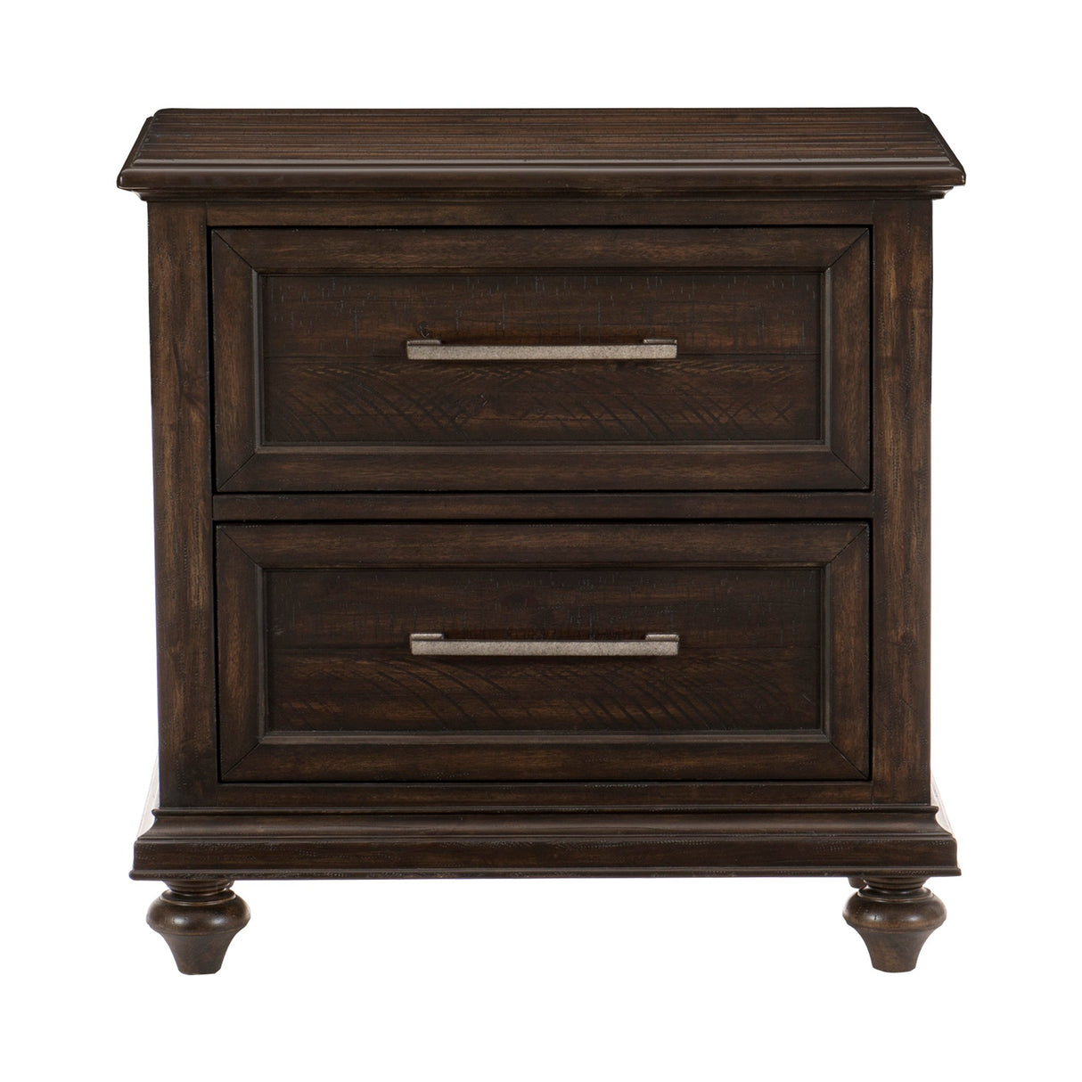 Cardano Driftwood Charcoal Nightstand from Homelegance - Luna Furniture