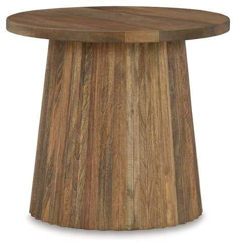 Ceilby Natural Accent Table from Ashley - Luna Furniture