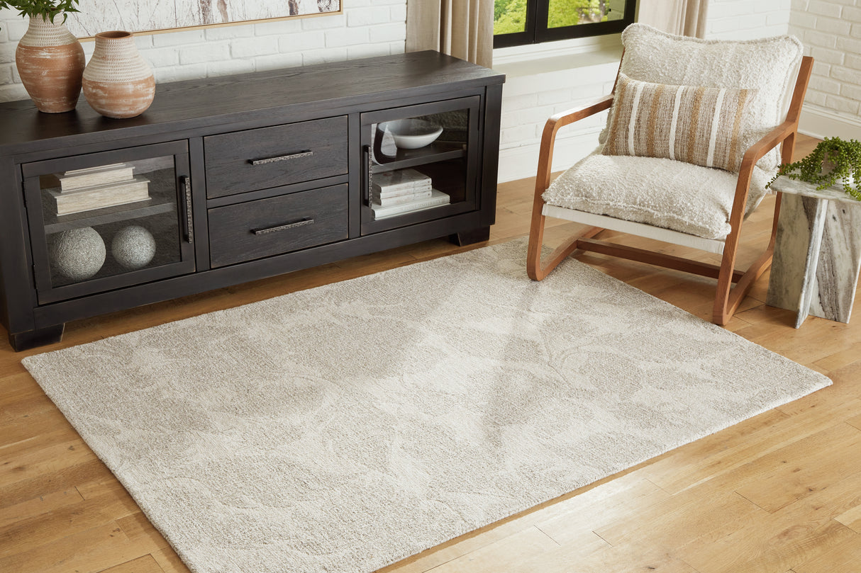 Chadess Linen/Taupe 5' x 7' Rug from Ashley - Luna Furniture