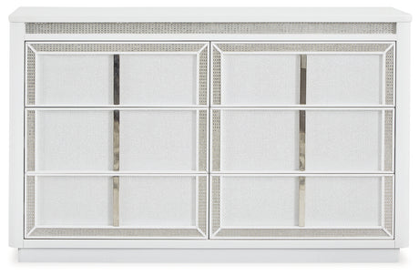 Chalanna White Dresser from Ashley - Luna Furniture